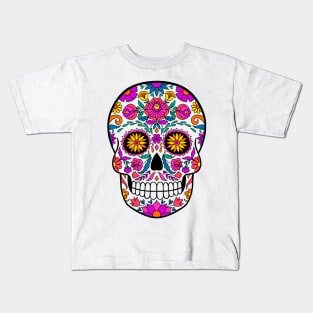 Sugar Skull Art, dia de los muertos Kids T-Shirt